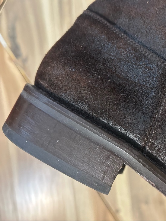 The Boot New York Adam Derrick | eBay To Boot Adam Derrick Dark Brown Suede Leather Zipper Chelsea Boots Size 10.5